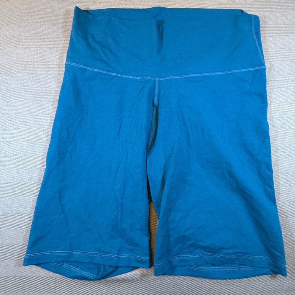 Old Navy Active Balance Legging Shorts Teal Blue Go-Dry Biker Shorts XXL